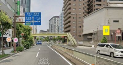 OS014大阪市福島区福島の看板枠写真