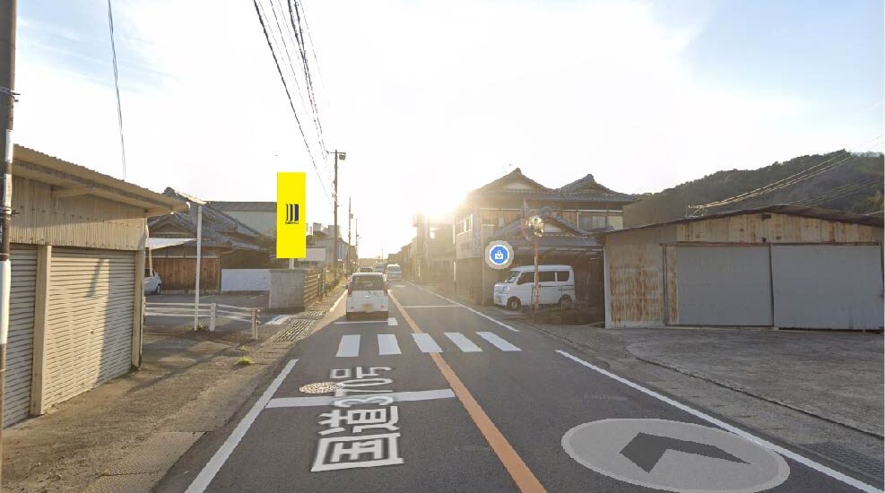 和歌山県海南市沖野々の空き看板枠