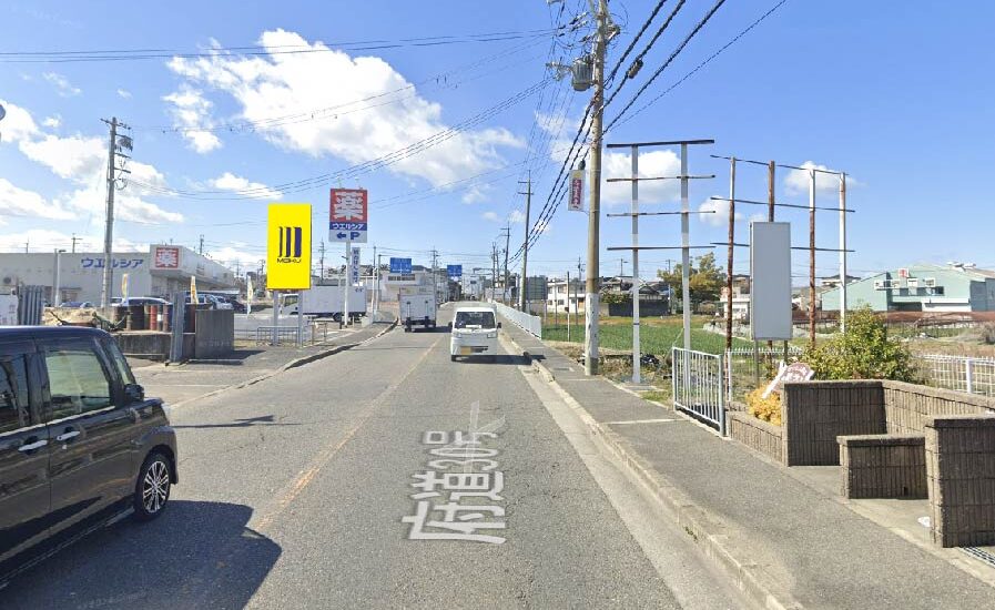 大阪府泉佐野市鶴原の空き看板枠