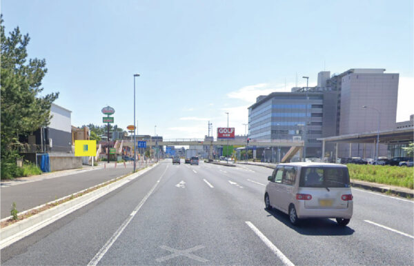 千葉県千葉市中央区登戸5丁目国道14号沿いの媒体写真