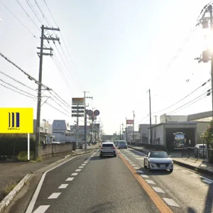 和歌山市松島の野立て看板枠