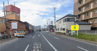 和歌山市和歌浦東2丁目の野立て看板枠画像