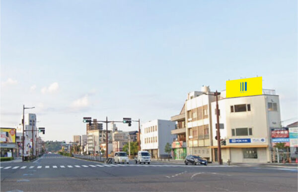 和歌山市堀止交差点付近の野立て看板枠画像です